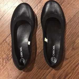Girls black  flats